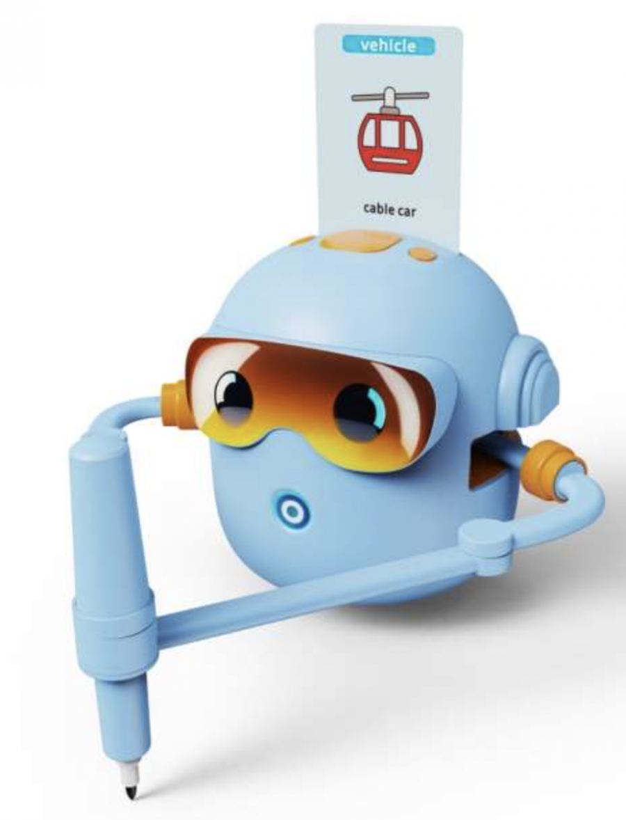 Interaktiv ritrobot för barn – pedagogisk robotleksak som lär barn att rita